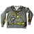 Moschino Sweater SIM'S Kollektion Capsule Edition sehr limitiert. Grau Baumwolle  ref.144069