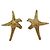 Ilías Lalaoúnis Pendientes de estrella de mar de Ilias Lalaounis con pendientes en oro amarillo 18K Bronce - vista 2