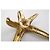 Ilías Lalaoúnis Pendientes de estrella de mar de Ilias Lalaounis con pendientes en oro amarillo 18K Bronce - vista 5