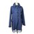 Ermanno Scervino Relaxed-fit wool coat Blue  ref.144379