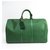Louis Vuitton Green Epi Keepall 45 Verde Couro  ref.144461