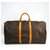 Louis Vuitton Keepall Monogram Brown 55 Cuir Toile Marron  ref.144474