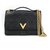 Louis Vuitton Black Monogram Very Leather Chain Bag Golden  ref.144479