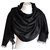 gucci.  BLACK SCARF Silk Wool  ref.144562