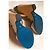 Sandali con zeppa Marc Jacobs pelle blu e beige - vista 8