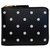 Comme Des Garcons Polka dots leather small wallet Black  ref.144677