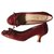 Balenciaga Small heel 5 cm Dark red Leather  ref.144702