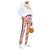 Pantalones slim con estampado floral Baum und Pferdgarten M Multicolor - vista 5