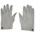 Chanel Leather gloves from Pécari White Eggshell  ref.144751