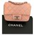 Timeless Chanel Mini Classic Rosa Couro  ref.144757