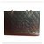 Chanel GST (grand shopping tote) Black Leather  ref.144879
