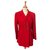 Chanel red jacket Cotton  ref.144880