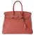 Hermès HERMES BIRKIN FLAMINGO BAG Pink Orange Coral Leather  ref.144901