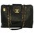 Chanel Rare XL Travel Tote Bag Black Leather  ref.144948