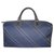 PIERRE CARDIN vintage travel bag Navy blue Leather Cloth  ref.144959
