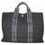 Hermès HERMES vintage bag Toto Dark grey Cotton  ref.144961