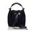 Chloé Chloe Blue Fur Gala Bag Dark blue Leather  ref.144985