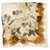 Lenço de seda estampado branco Chanel Multicor Cru Pano  ref.145016