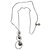 Gas Long necklaces Silvery Metal  ref.145087