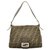 Fendi Zucca Hand Bag Brown Cloth  ref.145096