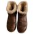 UGG brown leather  ref.145114