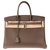 Hermès Birkin 35 en cuir Togo couleur Taupe, accastillage Palladié, en excellent état !  ref.145137
