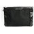 Jimmy Choo Black Nylon Derek Clutch Bag Leather Cloth  ref.145153