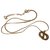 Dior LOGO / SIGNATURE NECKLACE Golden Gold-plated  ref.145168