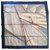 Superbe foulard carré Hermès voiliers Soie Bleu  ref.145169