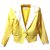 Courreges Veste courte Polyester Jaune  ref.145216