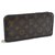 Louis Vuitton Zippy Wallet Toile Marron  ref.145233