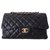 Timeless GM CLASSIC CHANEL BAG Black Leather  ref.145234