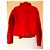 One step Bikerjacke aus rotem Lammleder - Ansicht 4