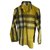 Burberry Tops Yellow Cotton  ref.145310