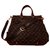 Louis Vuitton Handbags Black Denim  ref.145434