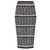 Roland Mouret Long skirt Black Silvery Elastane Polyamide  ref.145442