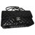 Klassische Chanel-Umhängetasche in limitierter Auflage Schwarz Lackleder  ref.145451
