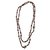 Chanel long necklace Multiple colors Dark red Pearl  ref.145483