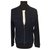 The Kooples Jackets Navy blue Cotton  ref.145616