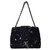 Timeless Chanel Classic Tweed handbag Black  ref.145651