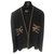 Chanel Jackets Black Golden Wool  ref.145667