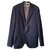 Corneliani Blazers Jackets Blue Wool  ref.145670