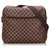 Louis Vuitton Brown Damier Ebene Dorsoduro Leather Cloth  ref.145785