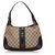 Gucci Brown GG Canvas Web Jackie Shoulder Bag Multiple colors Beige Leather Cloth Cloth  ref.145788