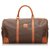 Céline Celine Brown Macadam Travel Bag Leather Plastic  ref.145794
