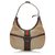 Gucci Brown Web Canvas Reins Hobo Bag Multiple colors Beige Leather Cloth Cloth  ref.145839