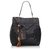 Chloé Chloe Eden-Einkaufstasche aus schwarzem Leder  ref.145843