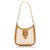 Gucci Brown Canvas Shoulder Bag Beige Light brown Leather Cloth Cloth  ref.145844