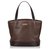Burberry Brown Leather Shoulder Bag Dark brown  ref.145848