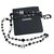 Chanel Long necklaces Black Grey Pearl  ref.145909